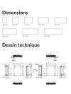 SOLID H - TERMA Radiateur - radiateur_facce_lisse_solid_h_terma_dimensions_techniques
