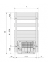 REGATE - Chauffage Central + Soufflant - ACOVA - regate_dessin_technique_acova
