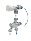 Robinet monotube 4 voies alésage 18 entraxe 50 mm - robinet_monotube_giacomini_r436tg_1_1