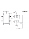 FAÇADE QUADRI 3 SORTIES THERMOSTATIQUE BLANC MAT - schema_box_pd80000_quadri_mitigeur_douche_thermostatique_2_sorties_laiton_chrome_pour_qx85251_1_1_1