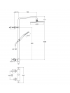 COLONNE DOUCHE THERMOSTATIQUE PRIME  - schema_colonne_douche_thermostatique_prime_ondyna_pe45851