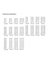 VIVO - TERMA - schema_dimensions_seche_serviettes_echelle_vivo_terma_4