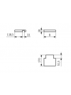 EASY - Tablette porte-serviettes - TERMA - schema_tablette_easy_terma