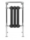 PLAIN TOWEL- TERMA - seche_serviette_fonte_terma_plain_towel_noir_chrom_