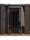 PLAIN TOWEL- TERMA - seche_serviette_fonte_terma_plain_towel_noir_dor_