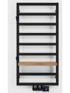 GRID - Sèche Serviette TERMA - seche_serviette_grid_de_terma_avec_etagere_noir
