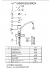 Cartouche céramique - EQUINOX - FRANKE - shema_mitigeur_equinox_franke_1