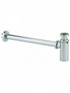 SIPHON LAITON LAVABO - Chrome - VALENTIN  - siphon-design-cylindrix-reglable-pour-lavabo-sortie-murale-300-mm-d-32-mm-laiton-chrome
