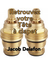 Paire de tete a clapet Melangeur - JACOB DELAFON - t_te___clapet_robinetterie