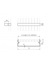 BELT - Porte-serviettes 480 mm - CHROME - TERMA - terma_barra_porte_serviette_belt_chrome