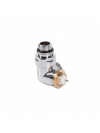 Vanne Thermostatique Corner MM 1/2" 24/19 Droite Chrome - tgztcr002