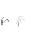 Mitigeur lavabo - THÉTIS - MARGOT - the_tis_mitigeur_lavabo_cuisine_m02-1101m_chrome_1