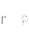 Mitigeur lavabo - THÉTIS - MARGOT - the_tis_mitigeur_lavabo_cuisine_m02-1101mc-chrome