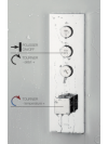 Douche encastrée Thermostatique THERMO-UP TRIVERDE - thermo-up__ondyna_cyberconfort