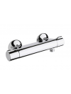 MITIGEUR DOUCHE THERMOSTATIQUE THETA  - theta_mitigeur_thermostatique_douche_mural_chrome_poignees_abs_nf_40551
