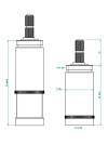 Allonge réglable Nickel Mat - THG - thg_allonge_re_glable_g00-2130g_schema
