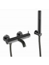 MITIGEUR BAIN-DOUCHE NOIR MAT TRIVERDE  - tv18013