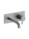 MITIGEUR LAVABO MÉTAL BROSSÉ 180 mm TRIVERDE  - tv25677