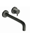 MITIGEUR NOIR MAT LAVABO MURAL 225 mm TRIVERDE  - tv27913