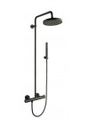 COLONNE DOUCHE NOIR MAT THERMOSTATIQUE COMPLETE TRIVERDE - tv48613