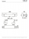 TYKO Thermostatique Douche Chrome - ty85330cr-nobilis_gamme_tyko_thermostatique_douche_schema