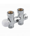 Kit Thermostatique entraxe 50 mm F/M - v377-corps_thermostatique_droit_1