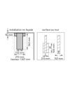 DUNE - Colonne de Douche thermostatique - VALENTIN - valentin_colonne_douche_dune_thermostatique_schema