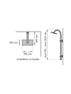 INOUIE - Combiné de douche à raccorder - ELLE & LUI - VALENTIN - valentin_colonne_douche_inouie_thermostatique_schema_2
