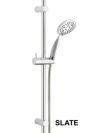 Ensemble de douche avec douchette triple jets - HYDROTHÉRAPIE - VALENTIN - valentin_ensemble_douche-chrome_slate