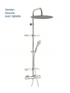 OPIUM - Colonne de douche thermostatique ronde - ELLE & LUI - VALENTIN  - valentin_opium_colonne_de_douche_pomme400_tablette