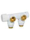 Kit Vanne en H pour Radiateur - POLETTI - vanne_en_h_blanc_poletti