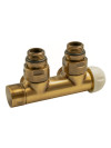 Kit Vanne en H pour Radiateur - POLETTI - vanne_en_h_bronze_bross_poletti