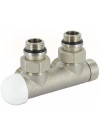 Kit Thermostatique entraxe 50 mm - vanne_en_h_v371_nickel_poletti_1