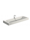 Vasque à poser ou à suspendre CENTO 120 x 45 x 10 percée 2 trous - vasque_percee_1_trous_cento_120x45x10_ondyna