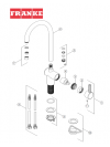 Piéces détachées LEDA BEC - FRANKE - vue_eclat_e_robinet_franke_leda_bec_inox_115.0590.046