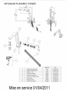 Piéces détachées PLANARIO TOWER 521869 - FRANKE - vue_eclat_piece_detachee_franke_cplanario_tower_521869