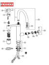 Piéces détachées VITAL EAU FILTREE BEC - FRANKE - vue_eclatee_robinet_franke_120.0621.312_vital_eau_filtre_bec