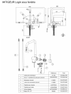 Piéces détachées LOGIK 702039 - FRANKE - vue_eclatee_robinet_franke_logik_702039