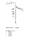 Piéces détachées URBAN DOUCHETTE - FRANKE - vue_eclatee_robinet_franke_urban_douchette_chrome_133.0595.083
