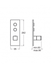 Thermostatique encastré QUADRI THERMO TWIST - xq72251-thermostatique_quadri_ondyna_cyberconfort
