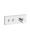 FAÇADE TRIVERDE THERMO TWIST 2 OU 3 VOIES - xt71251_thermostatique_douche_truverde_2_sortie_horizontale_ondyne_cyberconfort_1_2