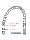 Ressort acier pour flexible avec douchette - GASTRO - KWC - z.534.714.700_ressort