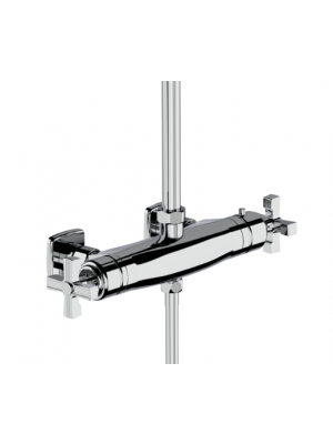 Colonne de douche avec mitigeur thermostatique (montage mural apparent) - ZEPHYR - HORUS