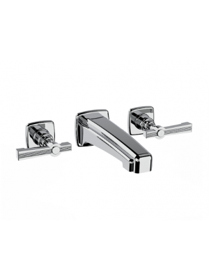 Mélangeur lavabo 3 trous mural à encastrer - ZEPHYR - HORUS