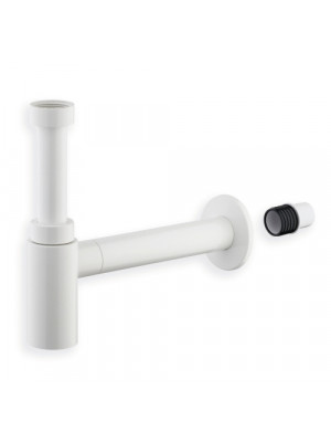 SIPHON LAVABO ABS  BLANC MAT
