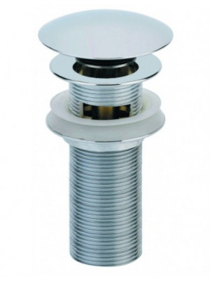 BONDE LAVABO LAITON H 130 mm - Chrome - VALENTIN