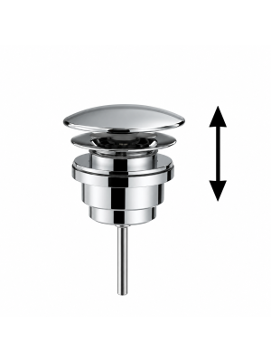 Bonde lavabo Up and Down Horus 46.286 – Vidage à clapet 1"1/4