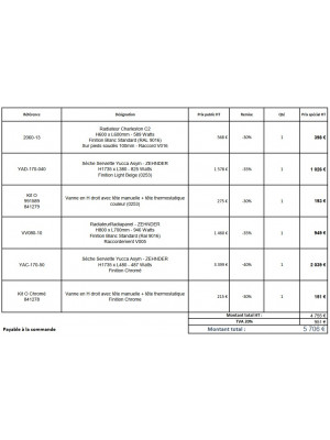 DEVIS N° 2602/CCB/GALLO