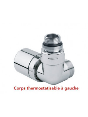 Vanne Thermostatique Corner MM 1/2" 24/19 Gauche Chrome