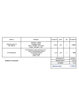 DEVIS N° 2602/CCA/MOROSAN